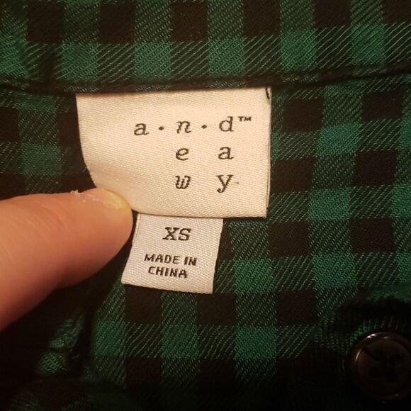 A New Day Womens Plaid Tunic Size XS - Picture 3 of 4